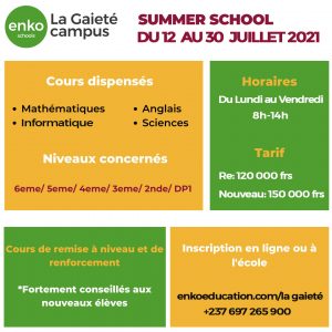 Enko La Gaieté Summer School
